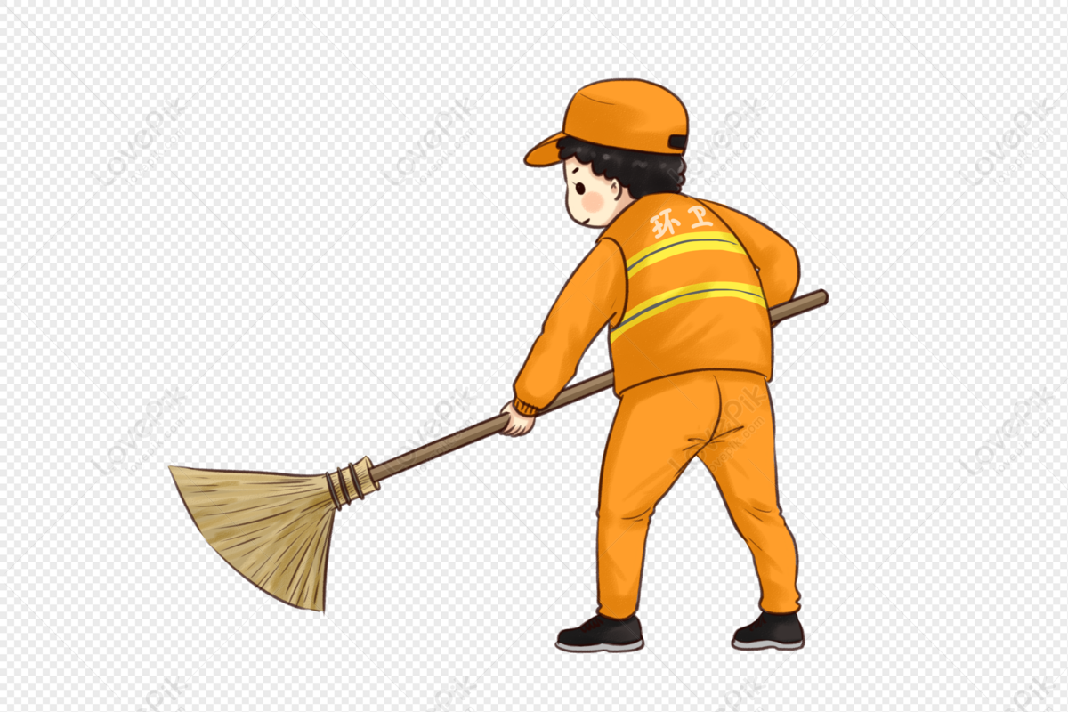 Cartoon Image Of Sanitation Workers PNG Picture And Clipart Image For Free  Download - Lovepik | 401098485