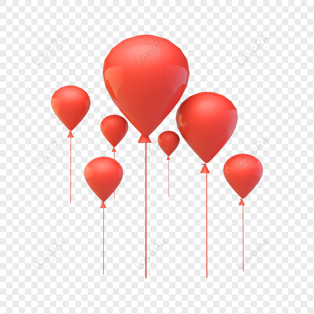 Ballon rouge Vecteur par ©yuliaglam 7449920