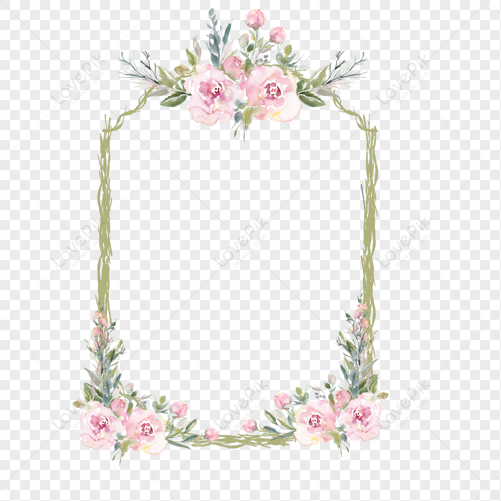 Flower Border PNG Transparent Image And Clipart Image For Free Download -  Lovepik | 401097937
