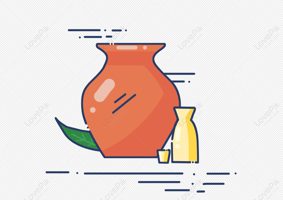 hand painted cartoon simple dragon boat festival realgar wine cu, dragon boat festival, cartoon boats, simple png picture