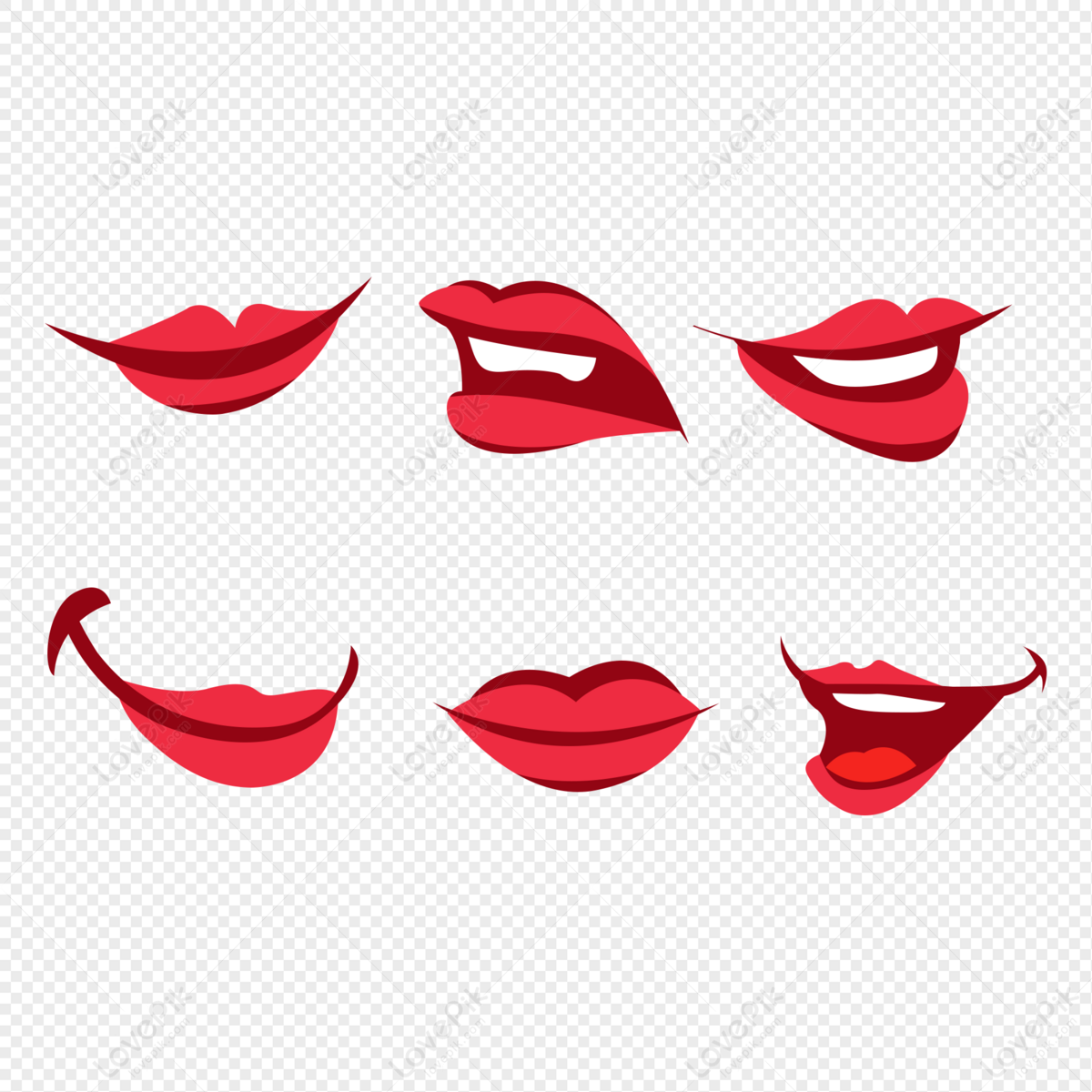 lips smile png