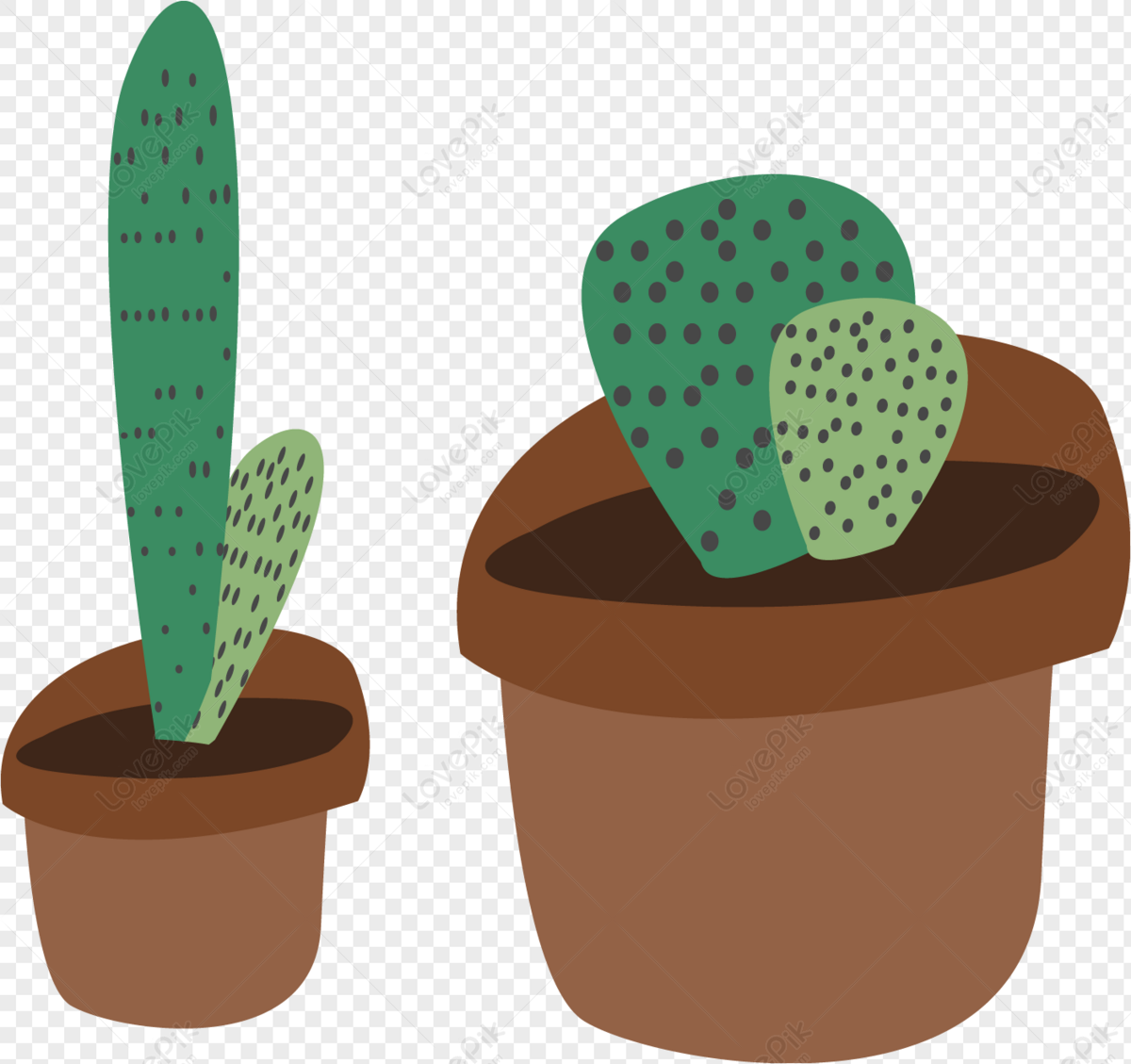 Ilustração de planta Cactaceae, cactos, desenhos animados, plantas