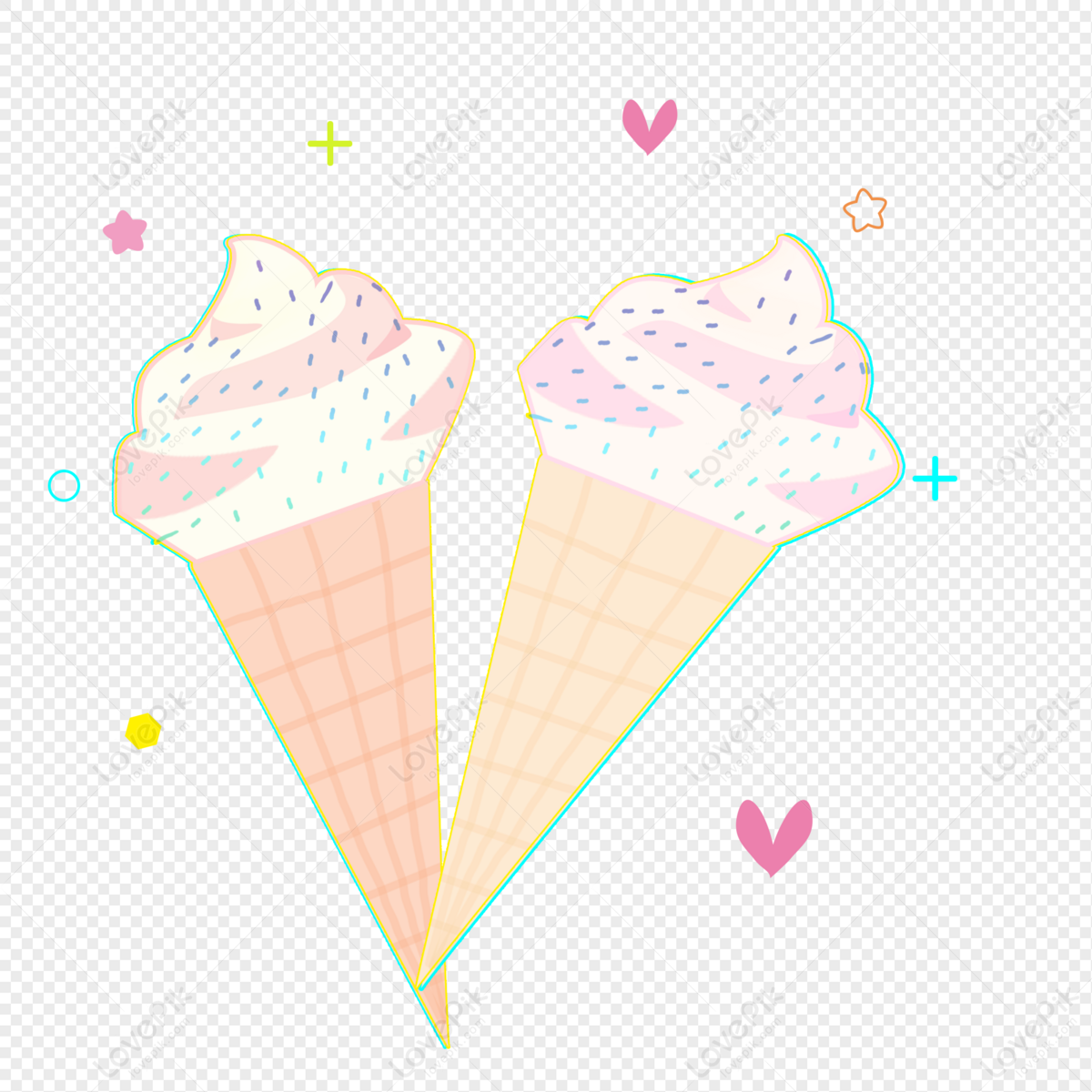 Cartoon Cone PNG Images With Transparent Background | Free ...