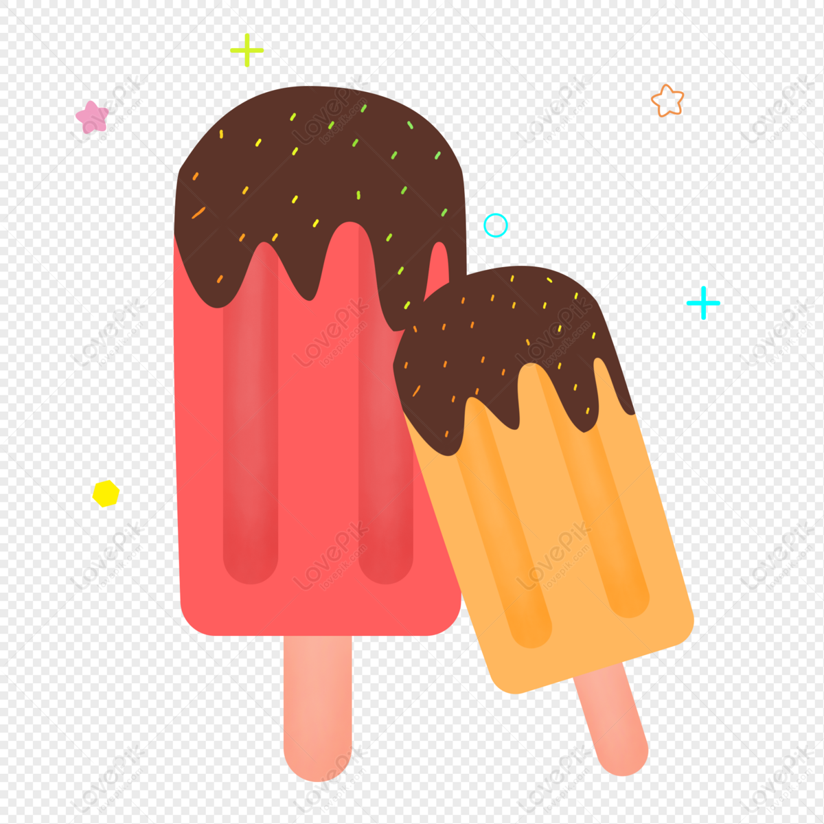 Ice Cream Hand Vector Art PNG, Ice Cream Showing Dislike Hand Sign, Fun, Bad,  Cartoon PNG Image For Free Download