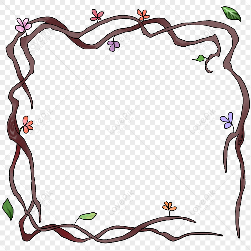 Cartoon Plant Design Illustration, Flower Tree, Purple Tree, Flower 