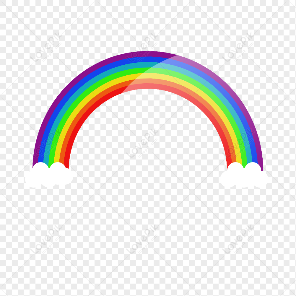 Childrens Day Rainbow Element PNG Transparent And Clipart Image For ...