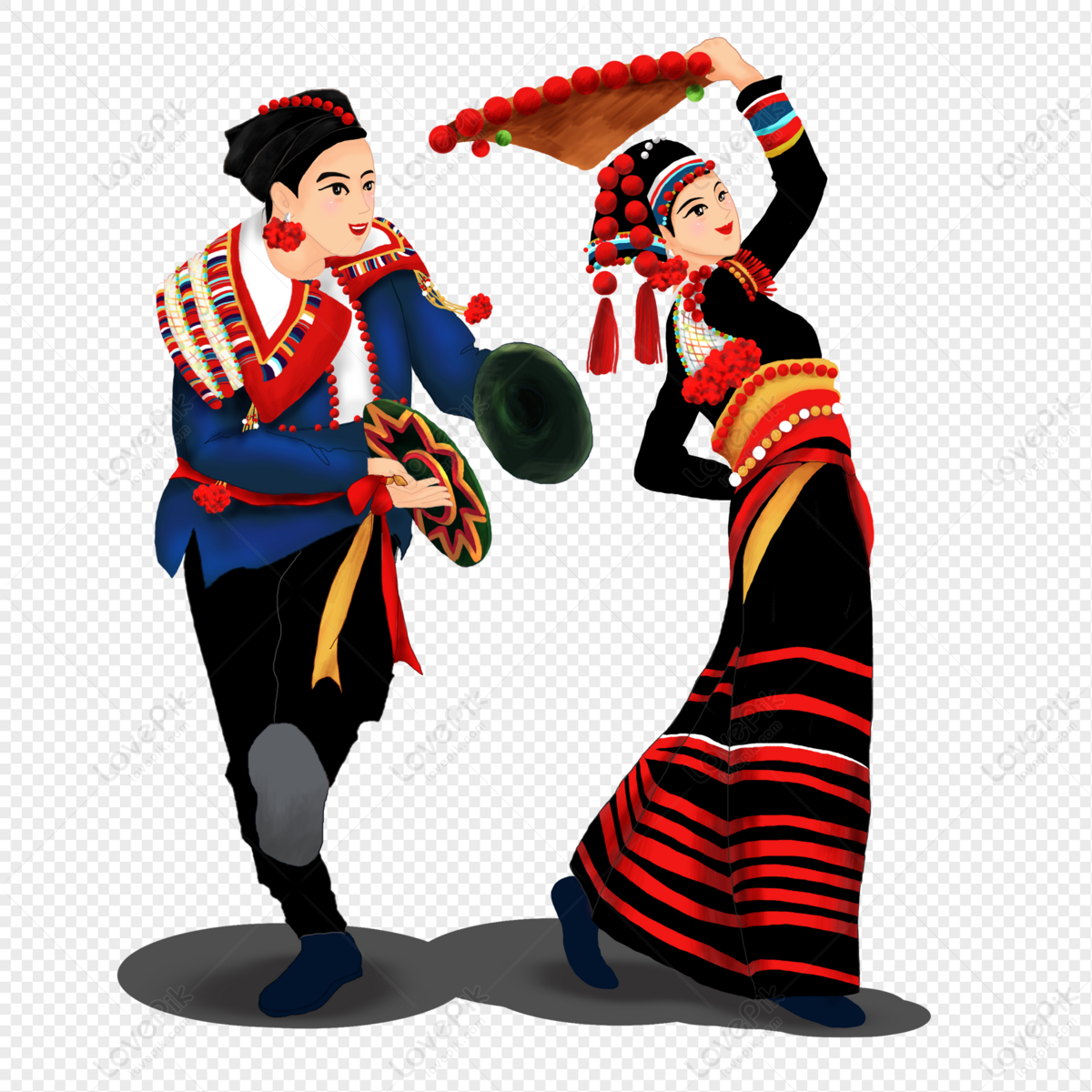 Deang, Chinese Red, Chinese Dance, Dark Red PNG Hd Transparent Image ...