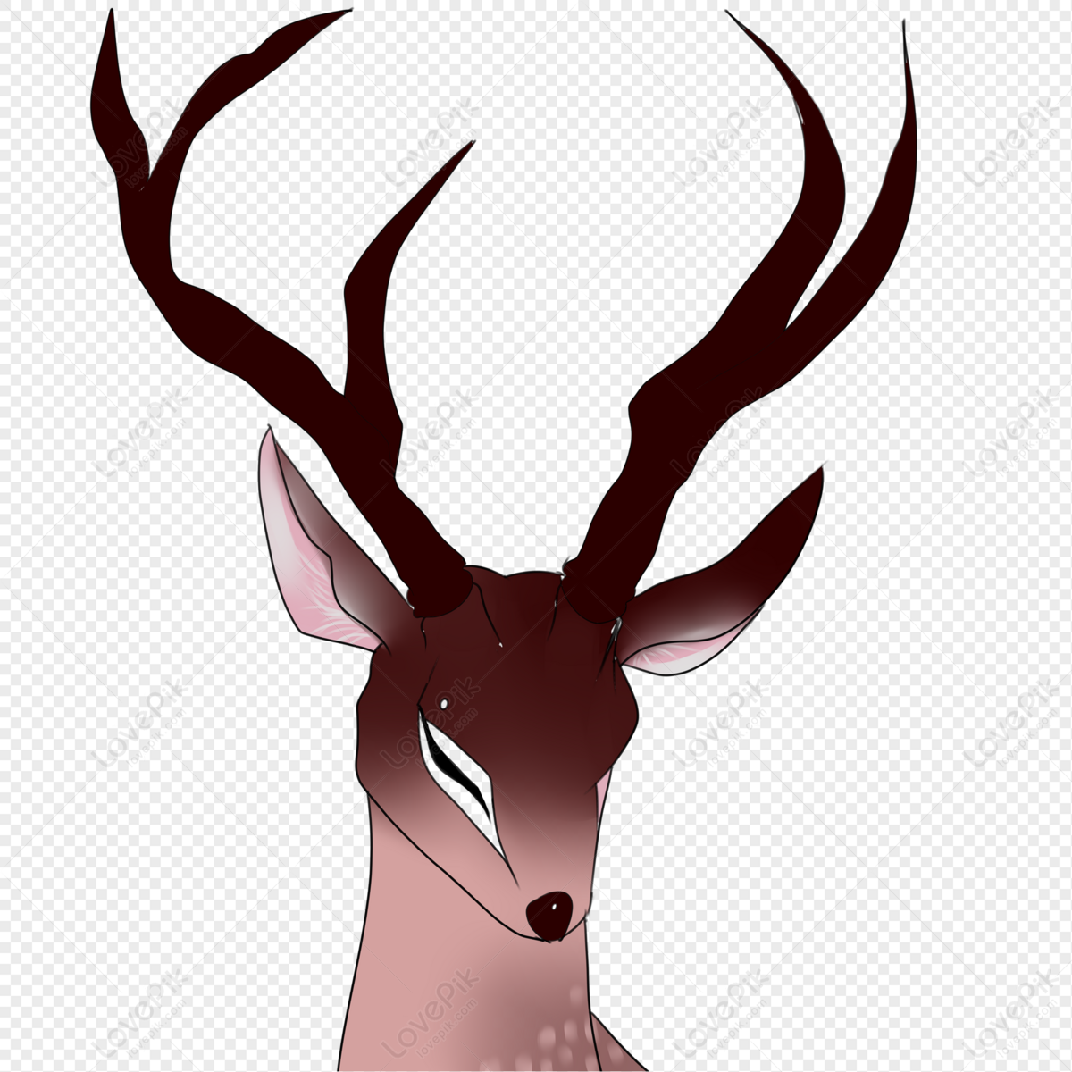 Download Deer Head Transparent Background HQ PNG Image | FreePNGImg