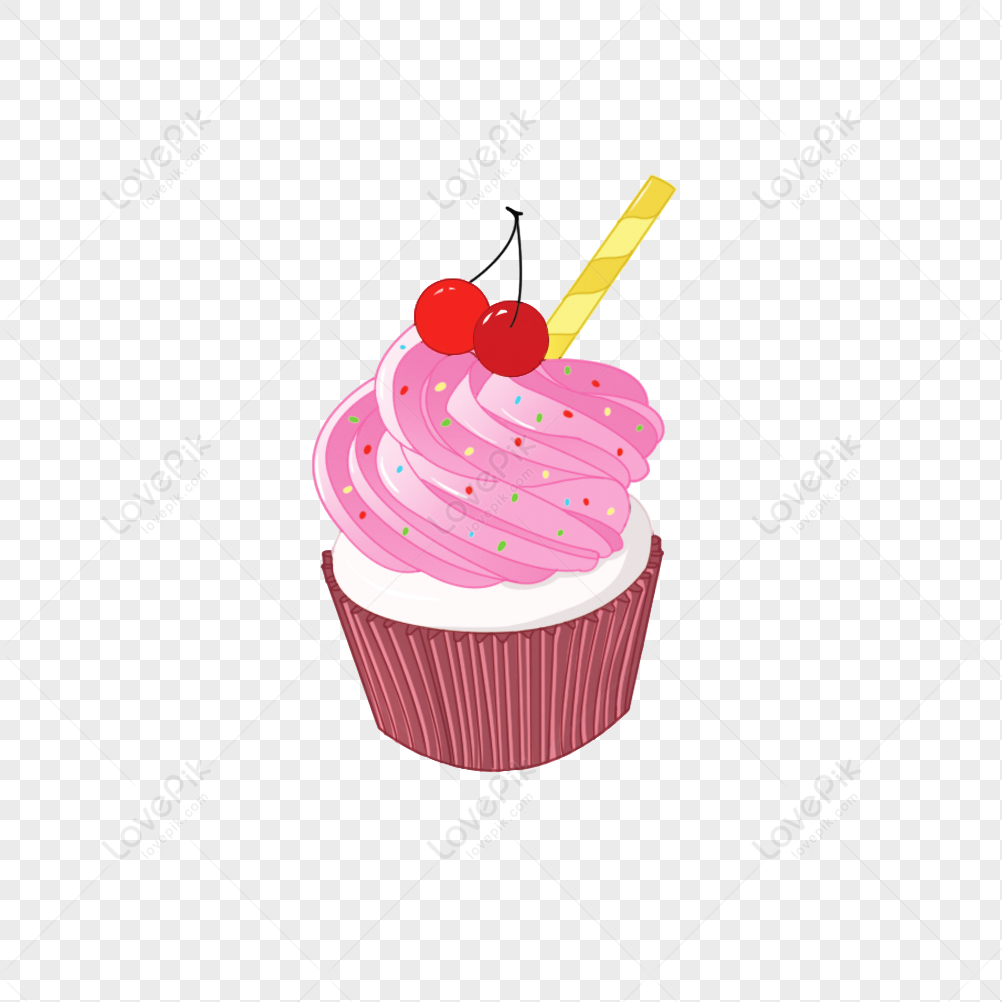 Delicious Cherry Cream Cake Material PNG Picture And Clipart Image For ...