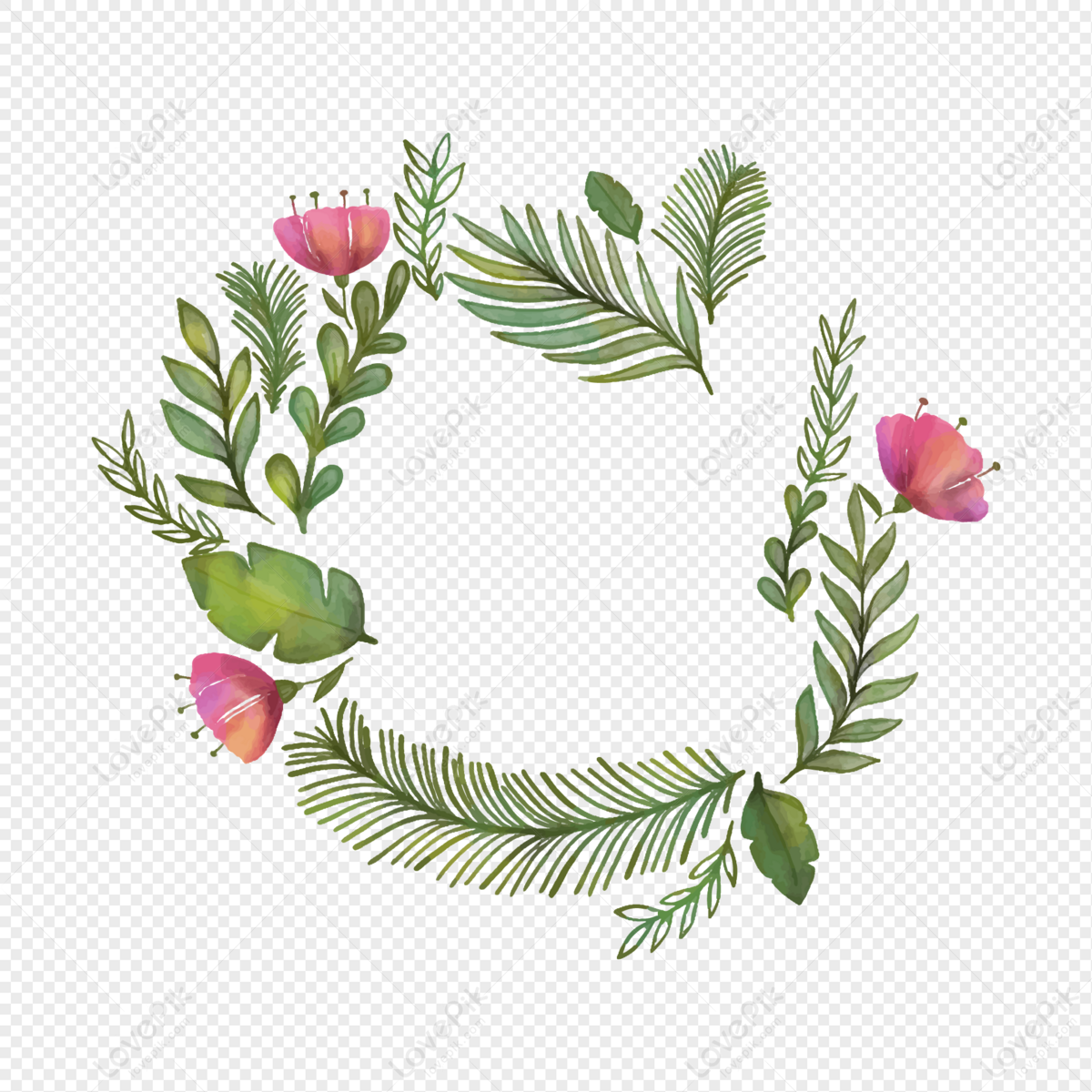 Flower Border PNG Image Free Download And Clipart Image For Free ...