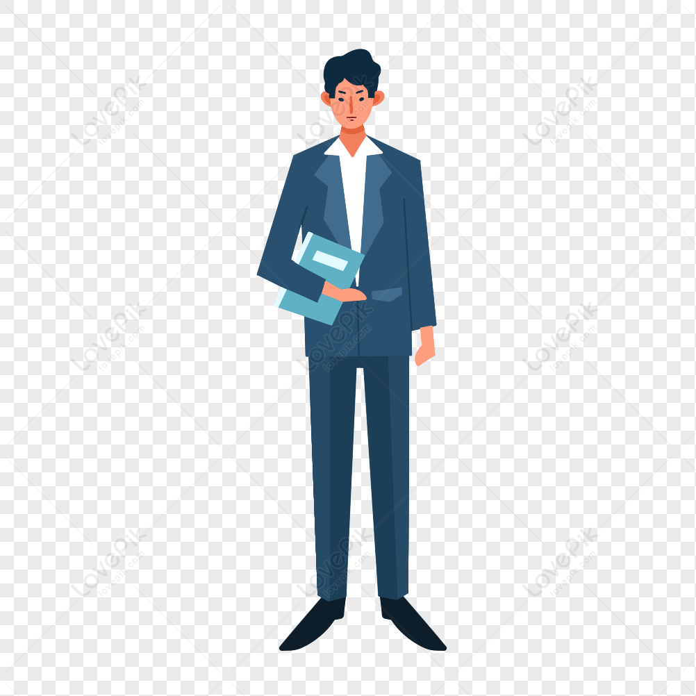 Hand Drawn Workplace Characters PNG Image And Clipart Image For Free ...