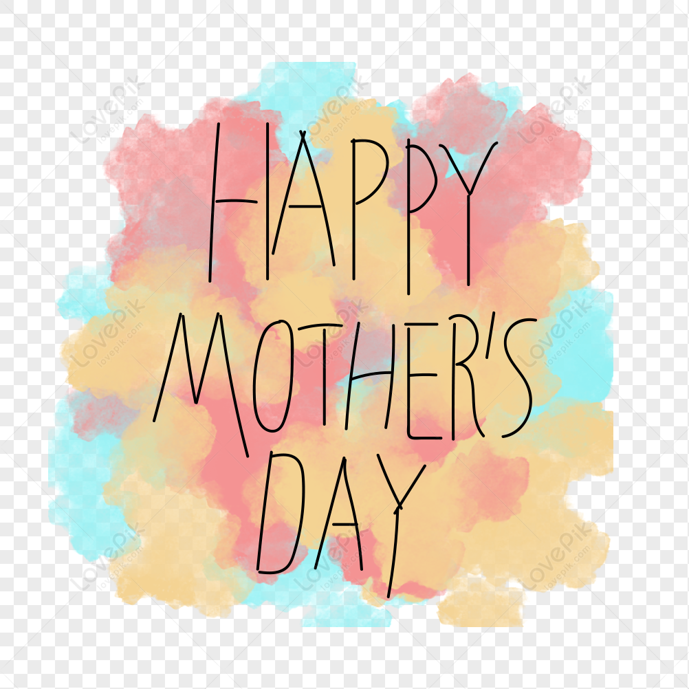 Feliz Día De La Madre Título De La Palabra En Inglés PNG Imágenes Gratis -  Lovepik