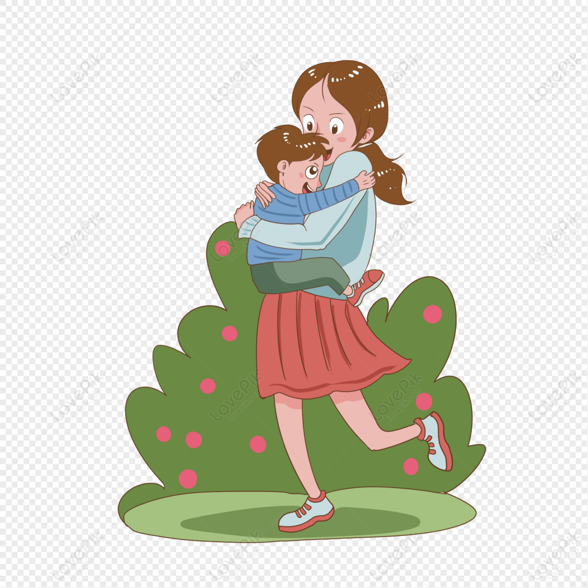 Mother Holding A Child PNG Picture And Clipart Image For Free Download ...