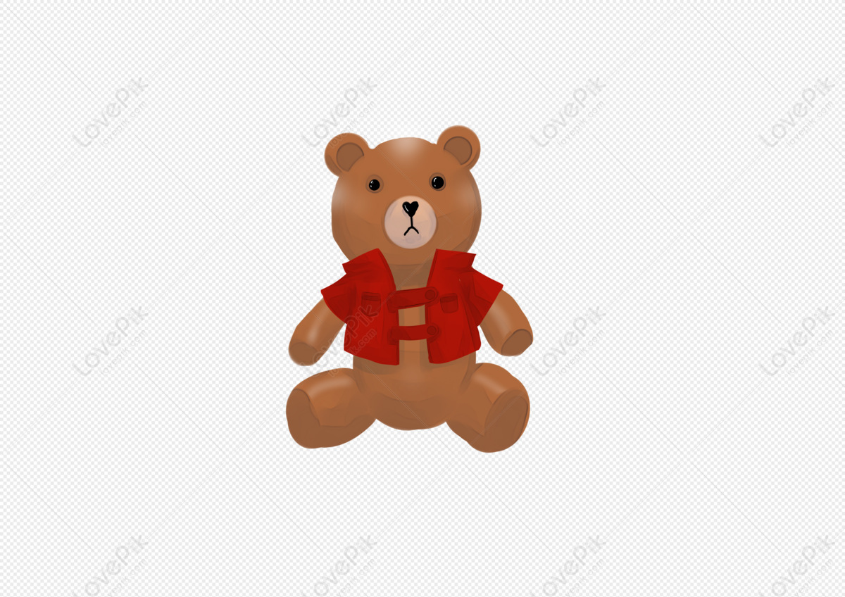 clipart of a sitting bear