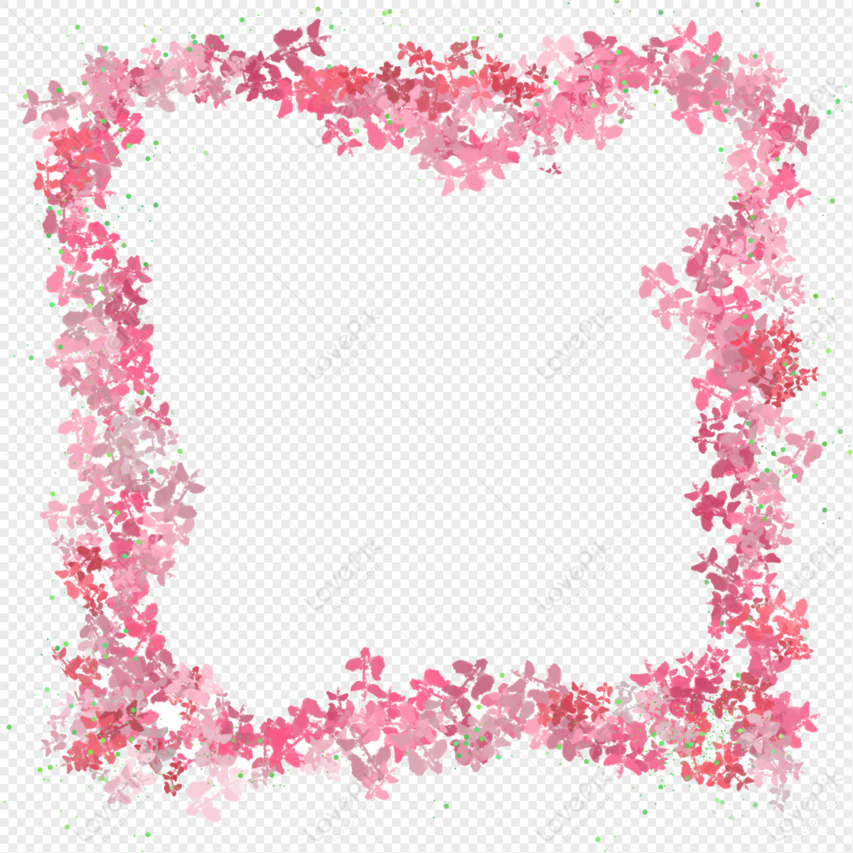 pink elegant frame png