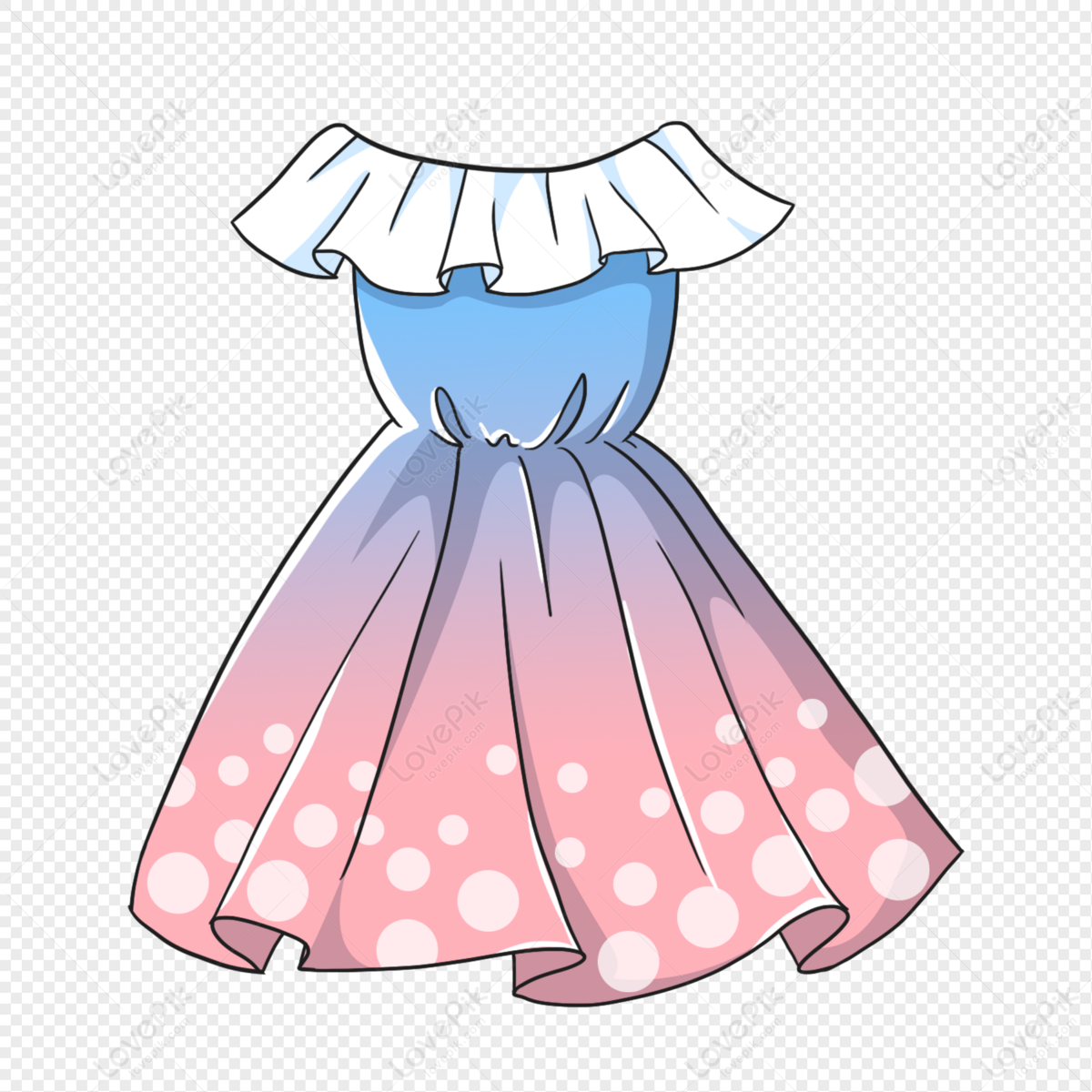Summer Cute Girl Dress PNG Transparent Image And Clipart Image For Free  Download - Lovepik | 401143007
