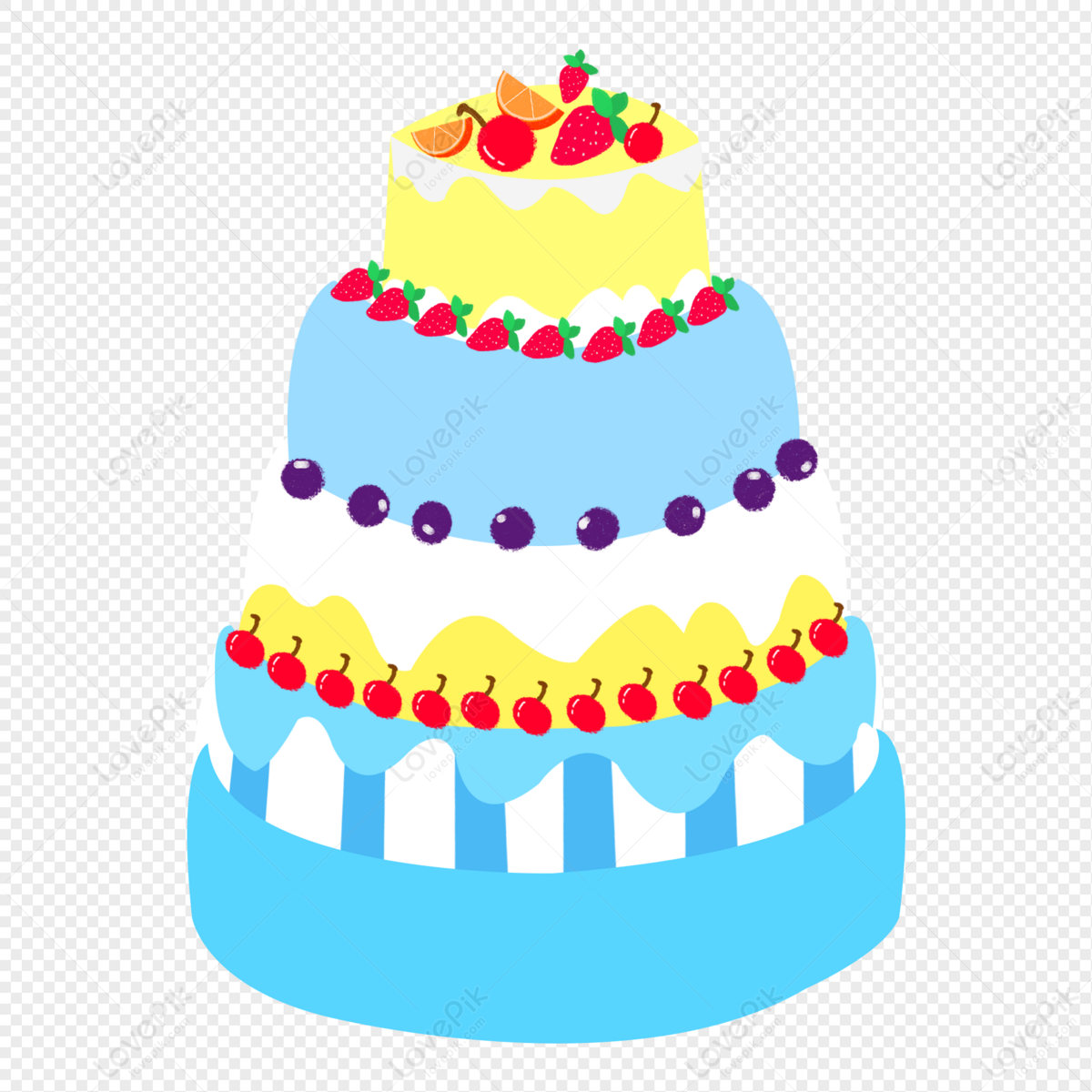 Three Layer Cake PNG Hd Transparent Image And Clipart Image For ...