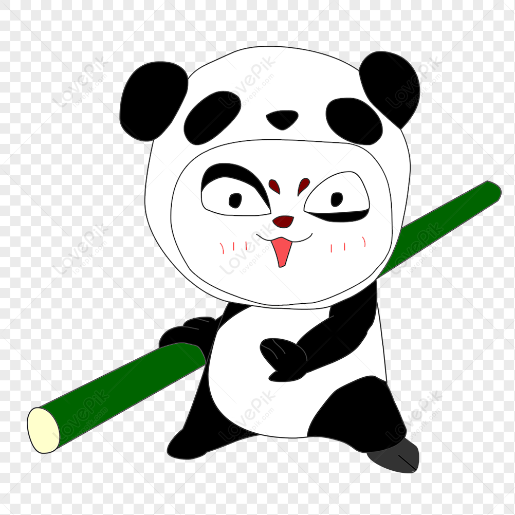 Panda De Dibujos Animados PNG Imágenes Gratis - Lovepik