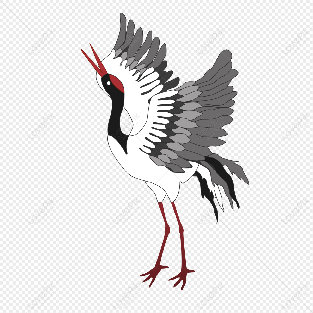 Crane Bird PNG Images With Transparent Background | Free Download On Lovepik