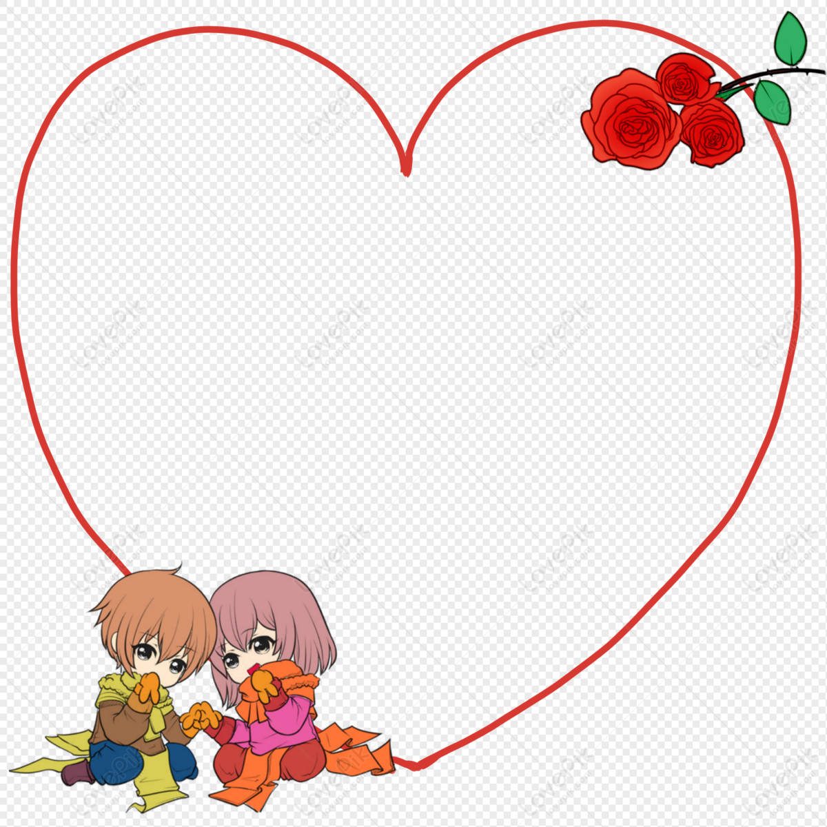 Couple Border Free Png And Clipart Image For Free Download Lovepik