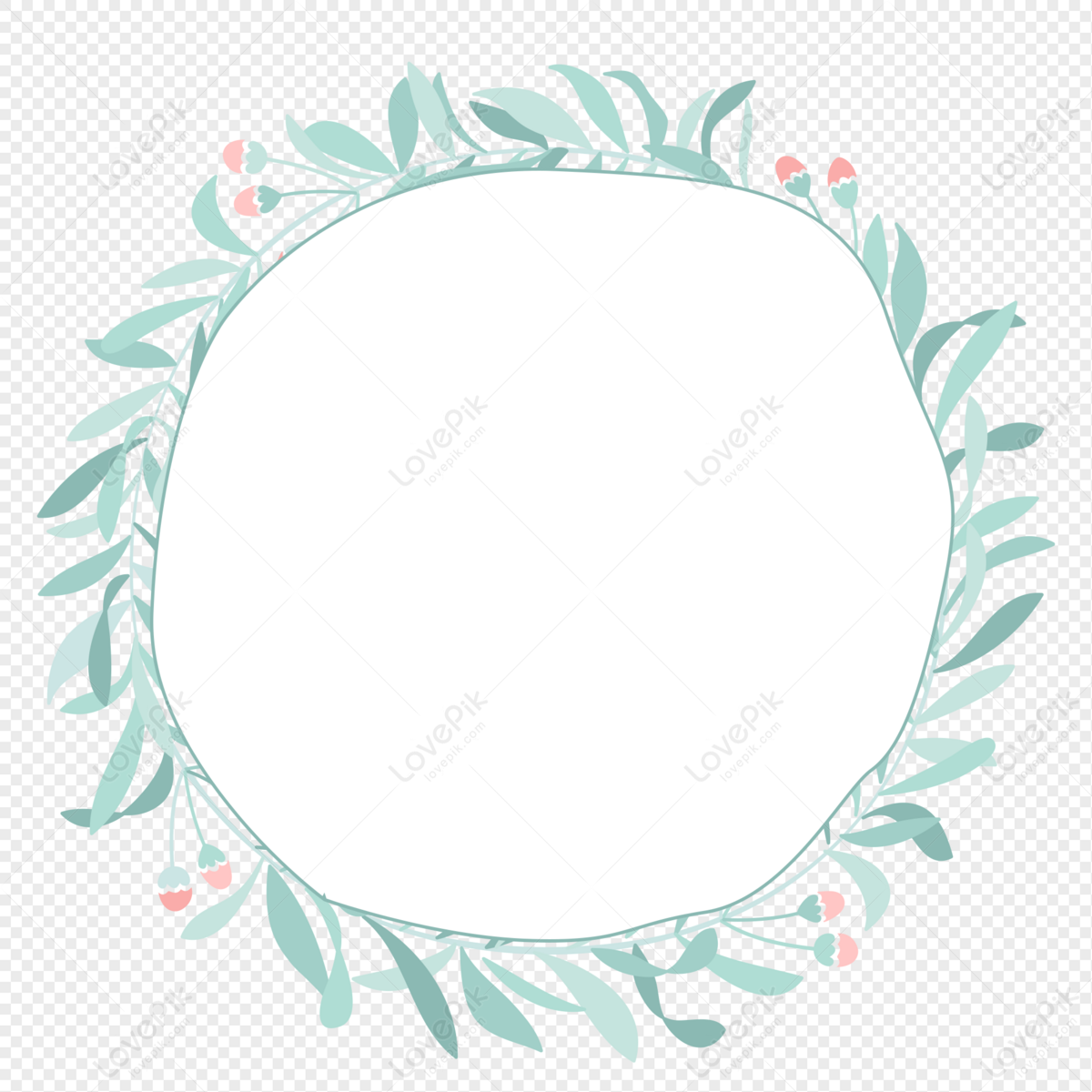 Hand Drawn Minimalistic Floral Border Png Picture And Clipart Image For 