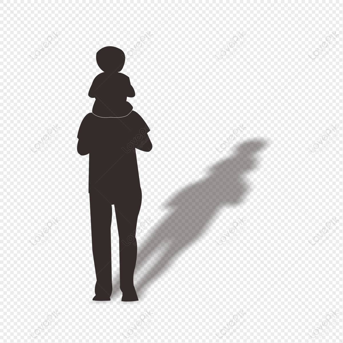 kids silhouettes clipart