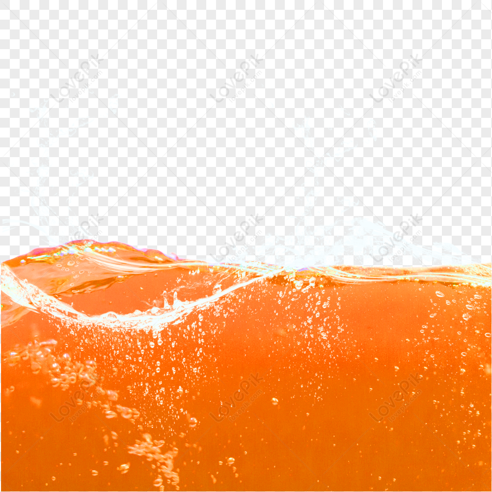 Orange Water Wave Material Free PNG And Clipart Image For Free Download -  Lovepik | 401156309