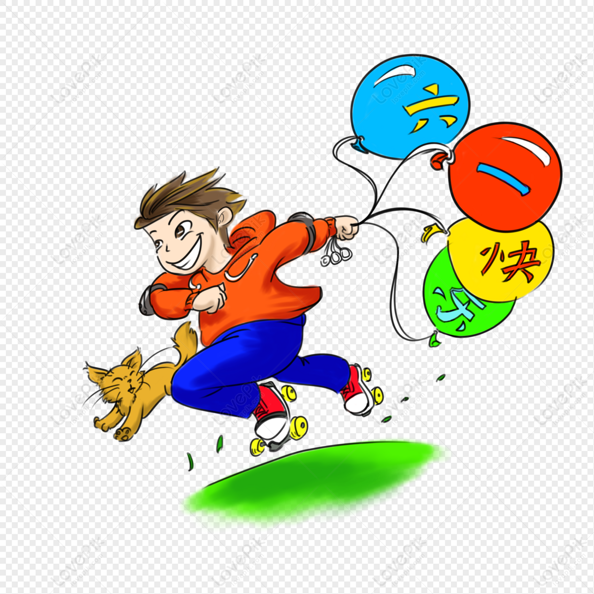 skateboard clipart pictures of balloons