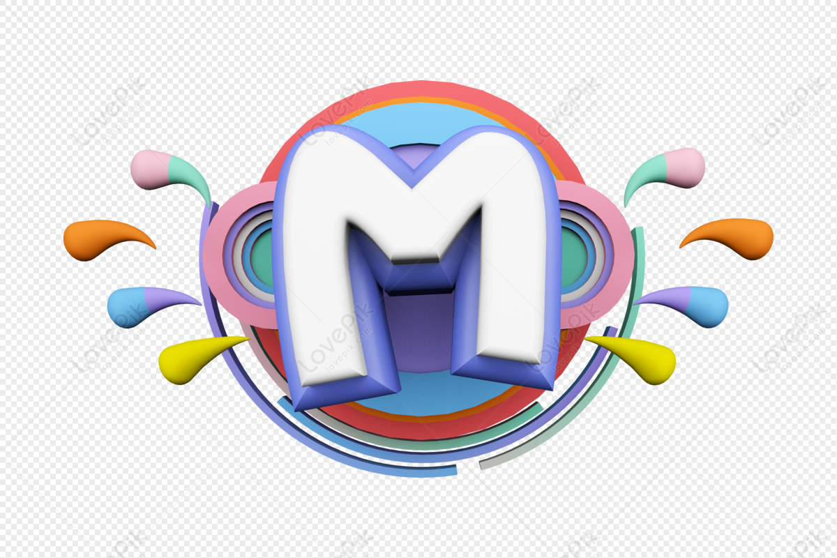 Stereo English Letter M PNG Picture And Clipart Image For Free ...