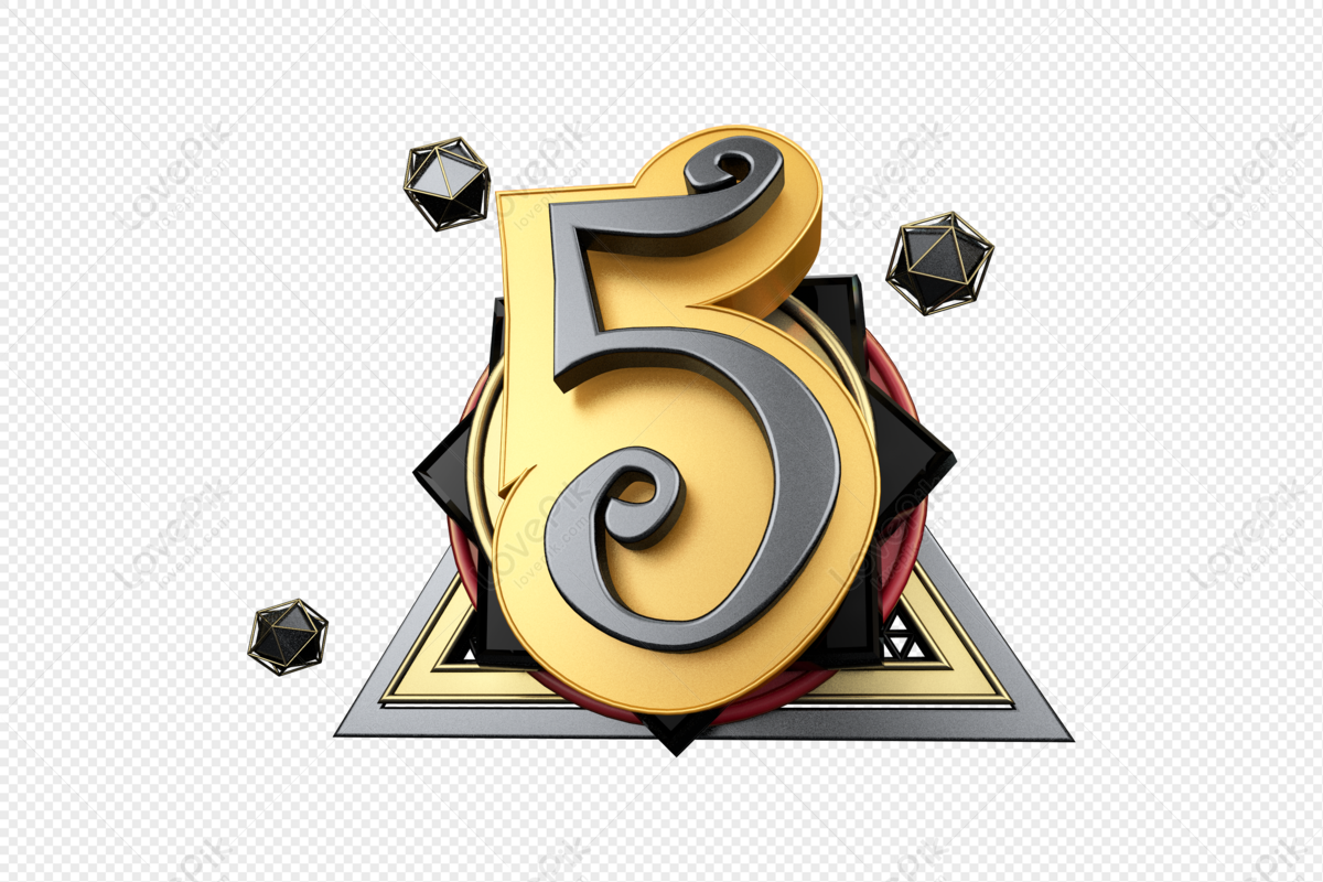 Number 5 png images