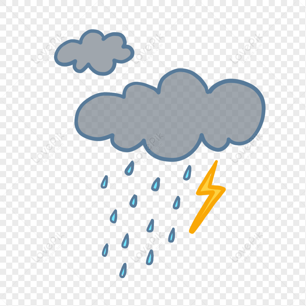 Thunder Showers PNG Images With Transparent Background | Free Download ...