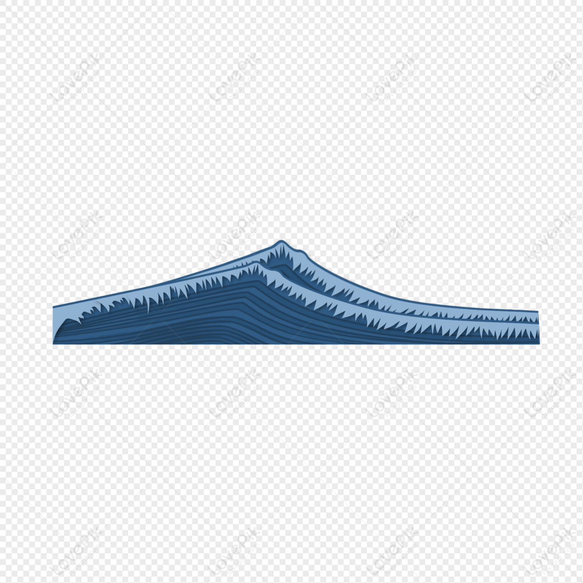 Wave Vector Wave Blue Wave Simple Wave Png Picture And Clipart Image