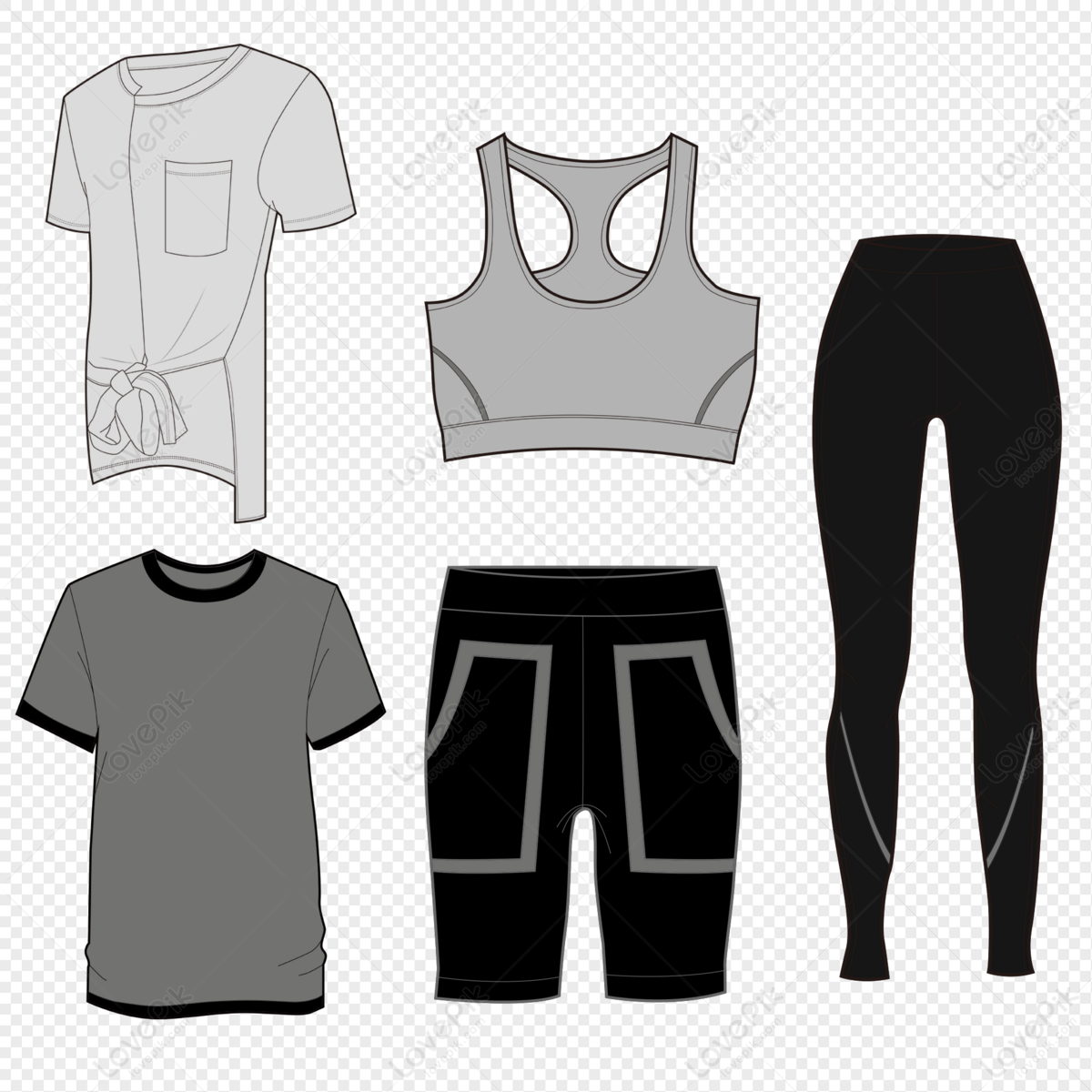 Black And White Simple Sportswear, Gray White, Light White, Black Light PNG  Hd Transparent Image And Clipart Image For Free Download - Lovepik