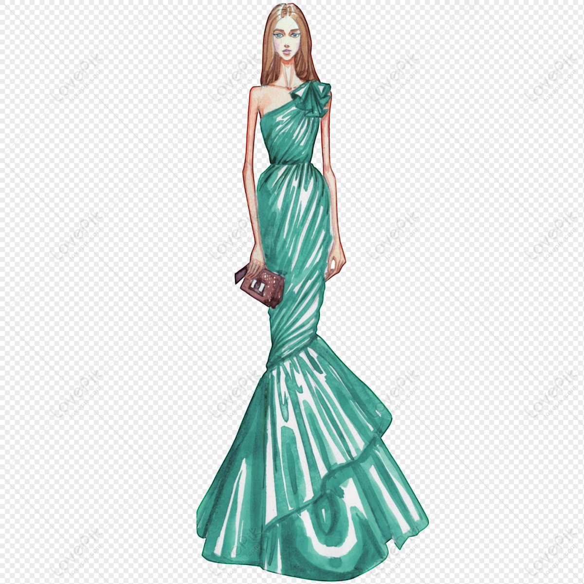 Woman in black dress holding red bag illustration, Fashion illustration  Drawing Illustrator Sketch, Paris, fashion, world, fashion Model png |  PNGWing