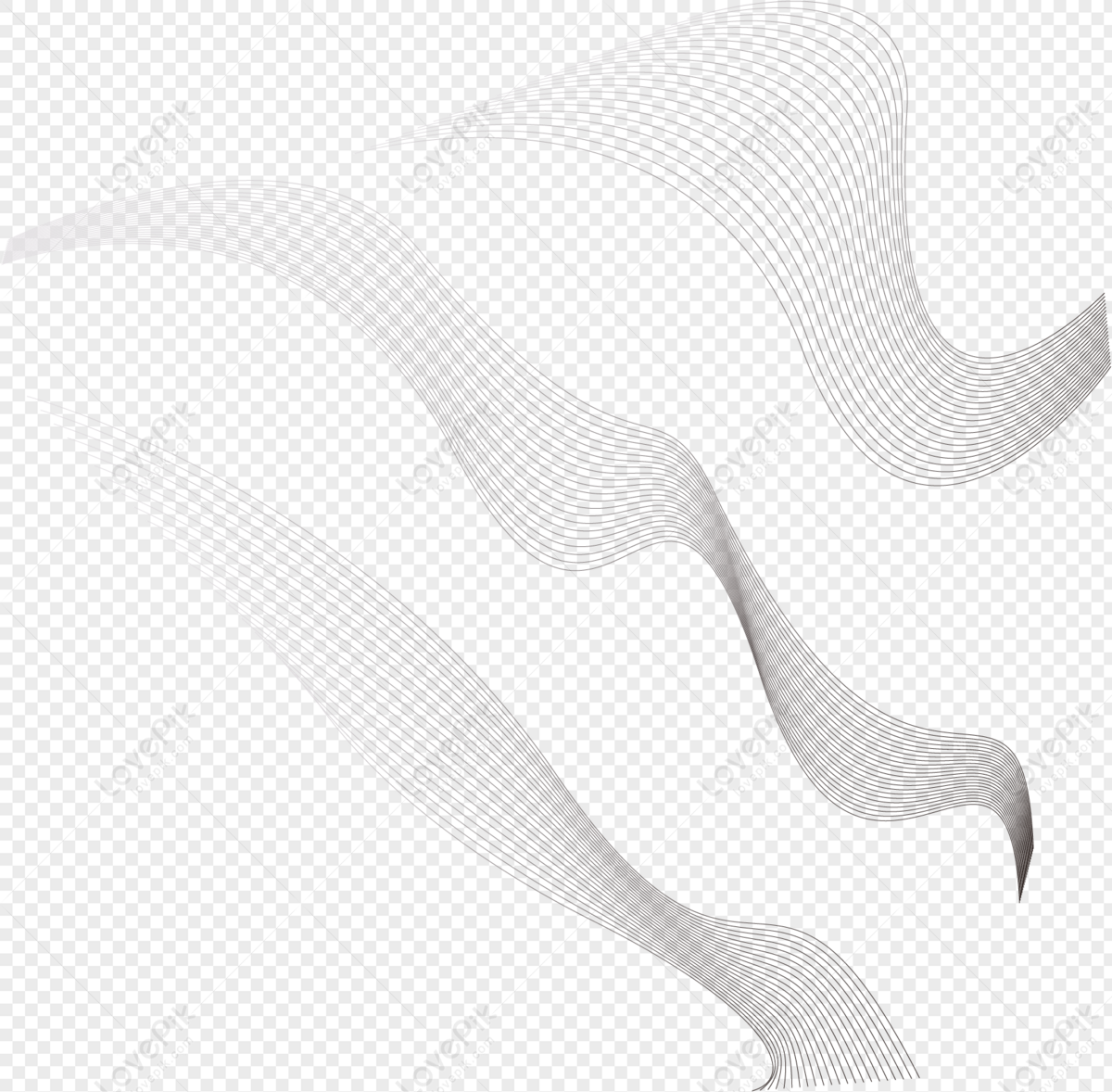 Floating Element, Black White, Gray White, Abstract Vector PNG White ...