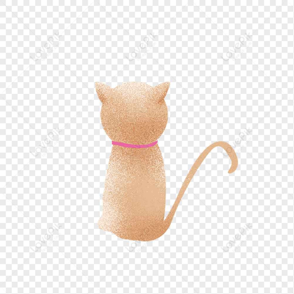 Kitten Back, Cute Pink, Cat Standing, Cat Pink PNG Free Download And ...