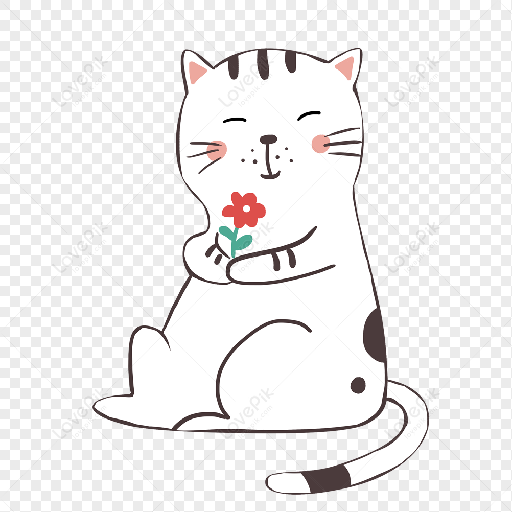 Mèo con cầm hoa, một hình ảnh rất đáng yêu và thu hút. Hình ảnh về mèo con thường được xem là linh vật đáng yêu cùng các yếu tố thơ mộng như hoa vàng, hoa tím. Đây là một bộ sưu tập không thể bỏ qua đối với những ai yêu thích động vật.