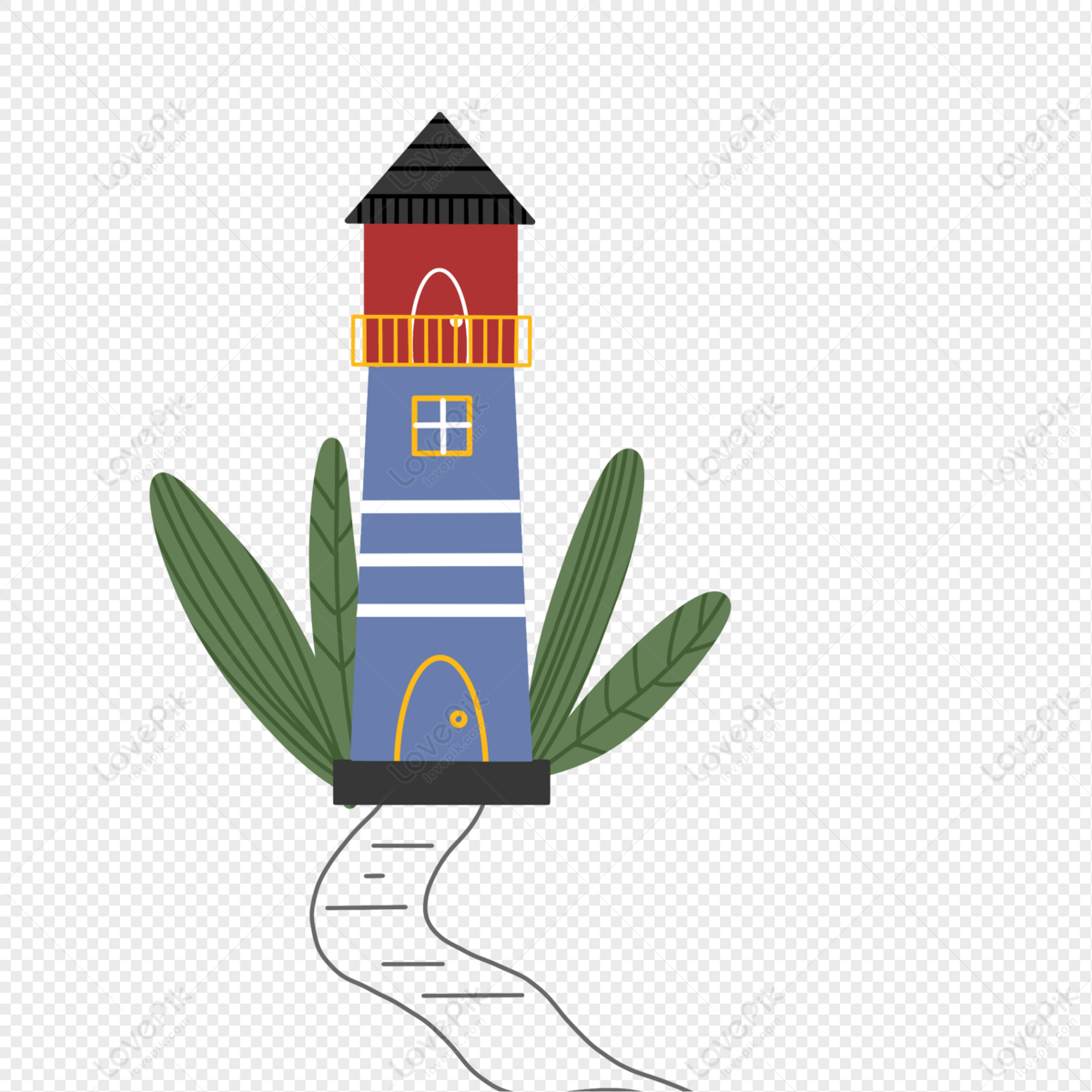 Cartoon Lighthouse Images, HD Pictures For Free Vectors Download -  
