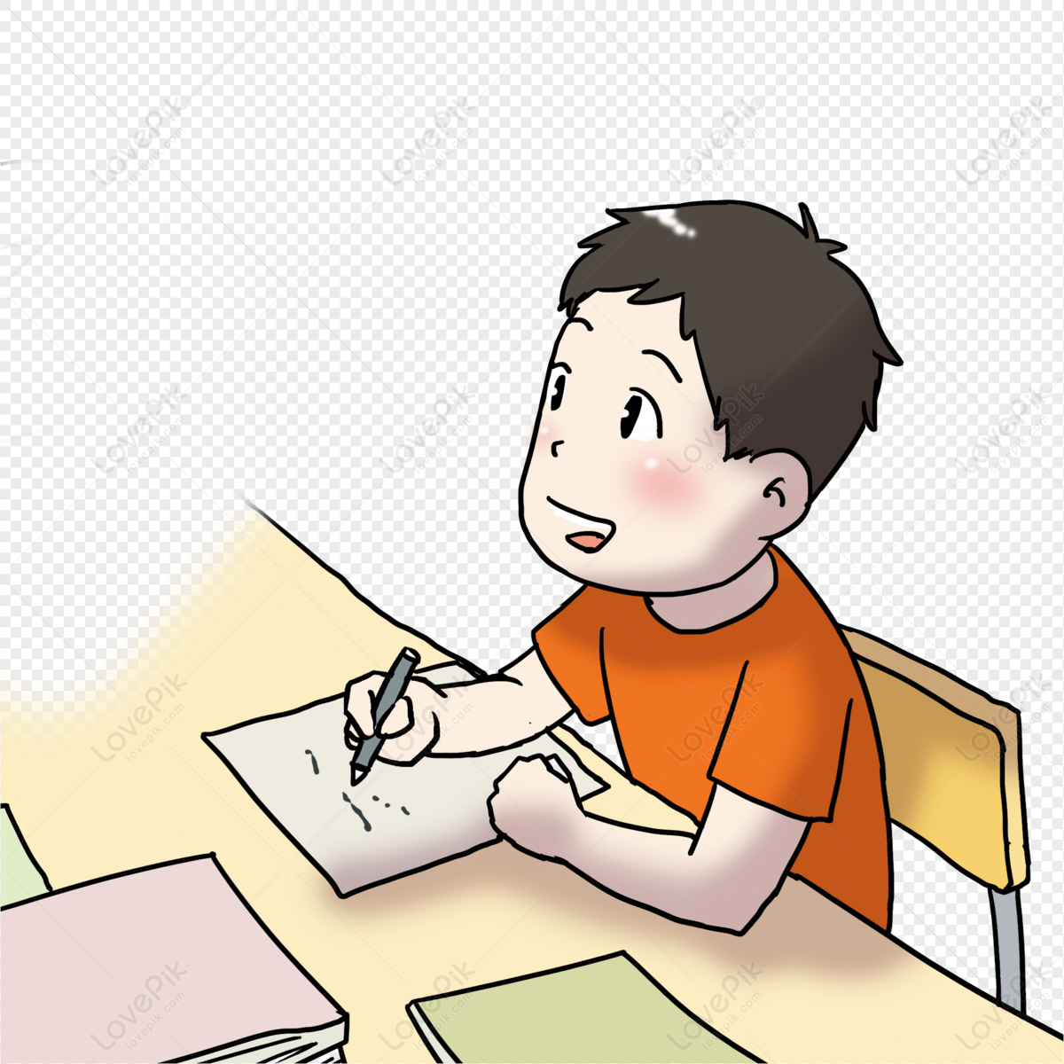 Little Boy, Little Boy, Writing, Learning Free PNG And Clipart Image ...