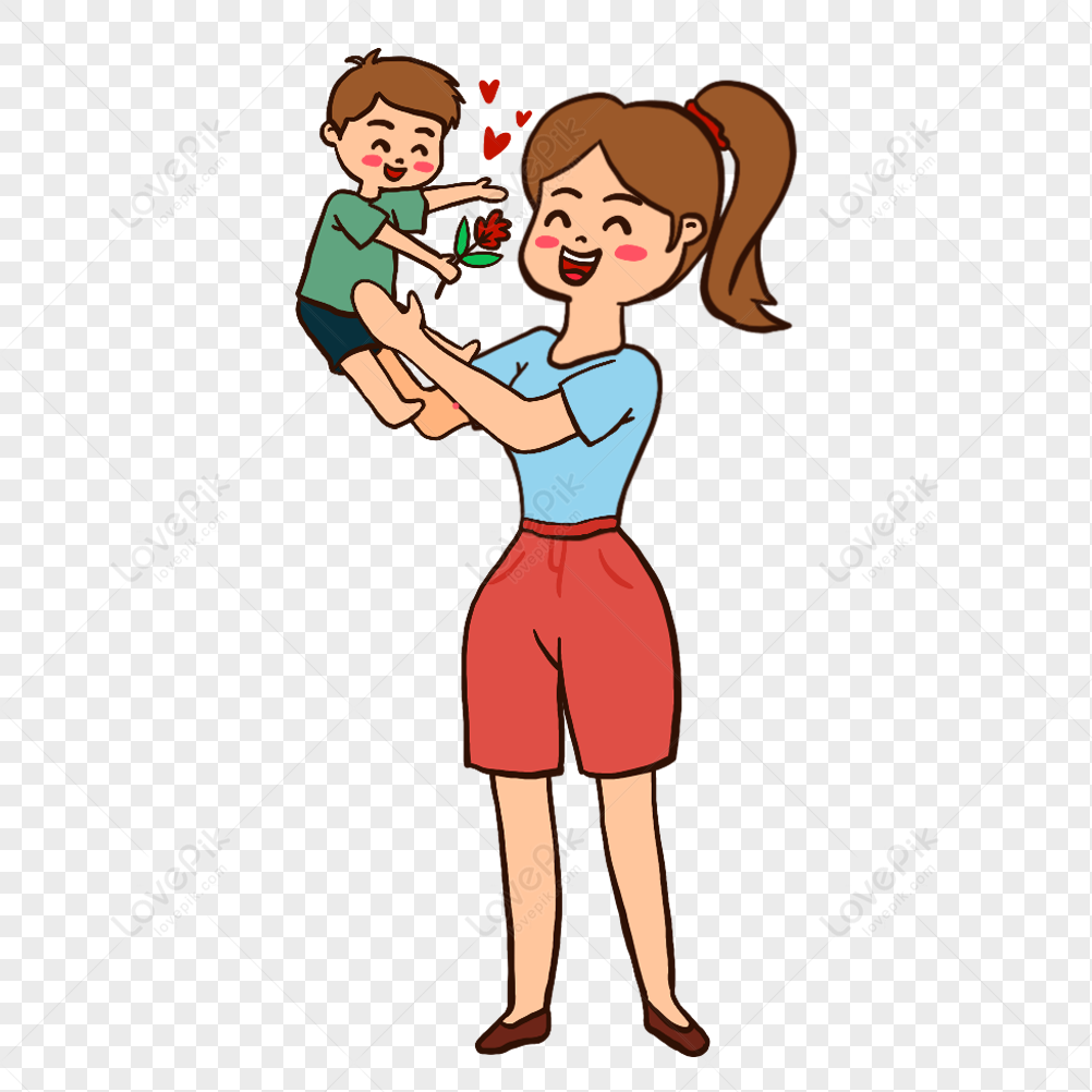 Mothers Day And Mother Playing With Children PNG Transparent Image And  Clipart Image For Free Download - Lovepik | 401178037