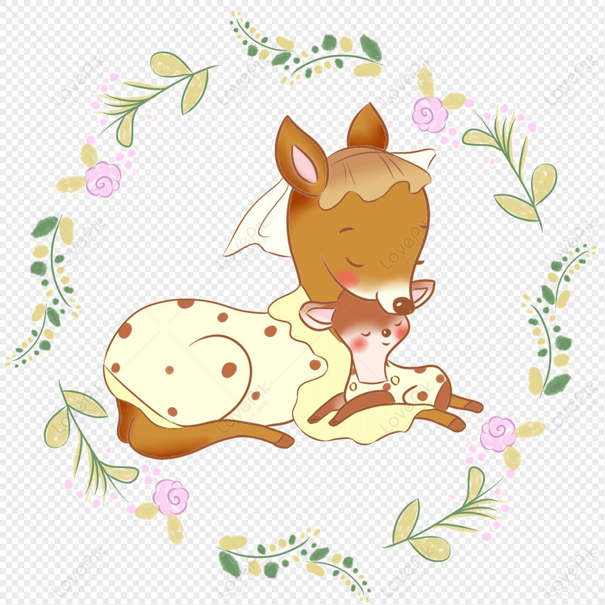 Mothers Day Animal Mother And Child Cartoon Png PNG Transparent Image And  Clipart Image For Free Download - Lovepik | 401189087