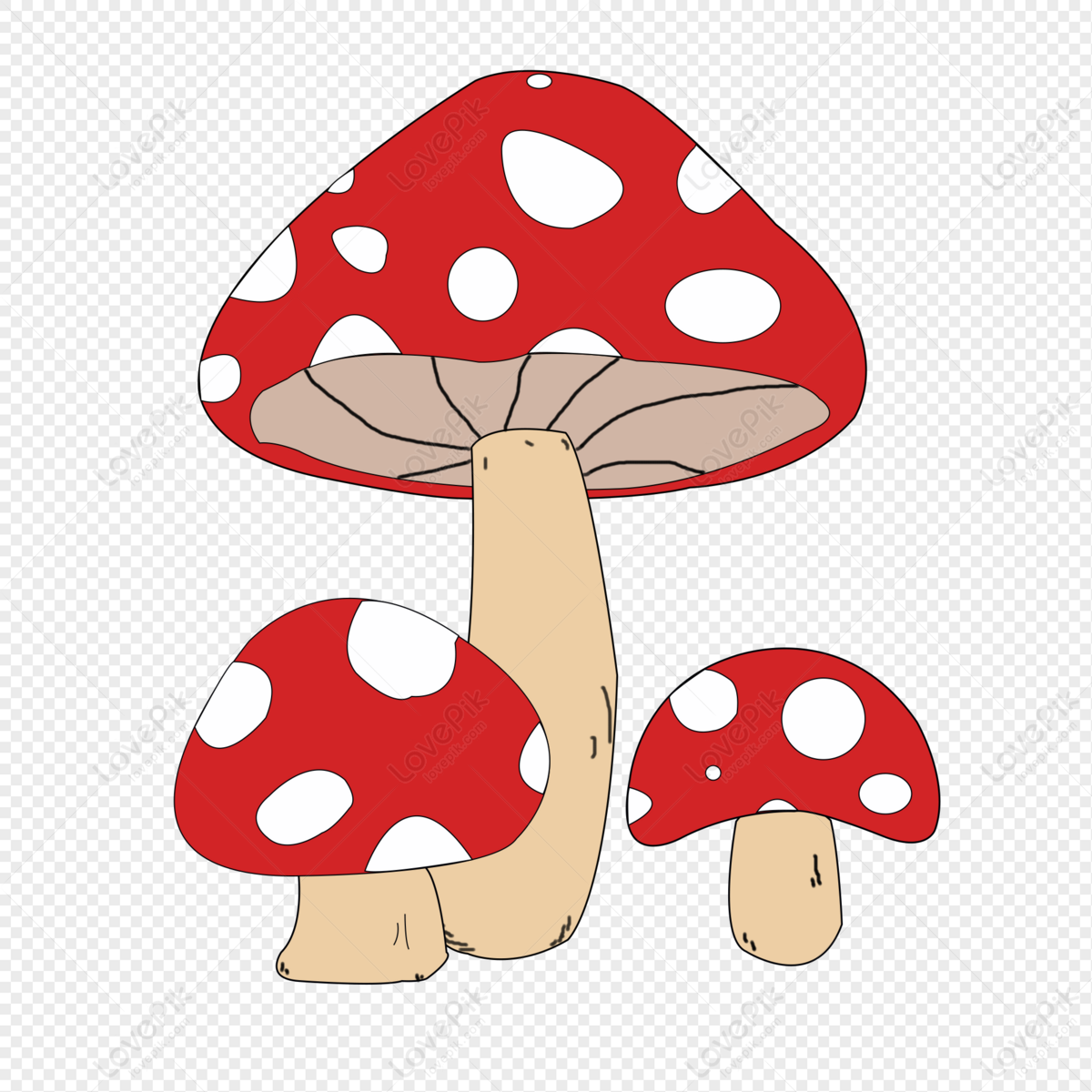 Cute Mushroom PNG Images With Transparent Background | Free Download On  Lovepik