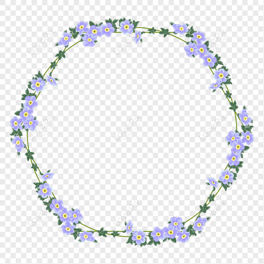 Point Plum Garland Border Element Free PNG And Clipart Image For Free ...