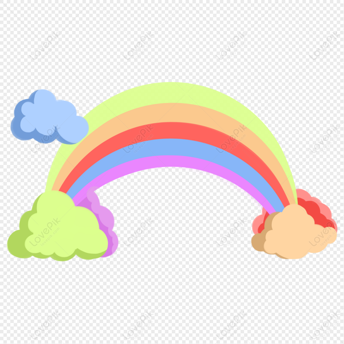 Rainbow, Colorful Rainbow, Light Rainbow, Phenomenon PNG Transparent ...