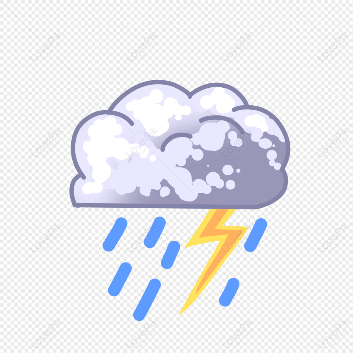 Realistic Rainstorm Icon PNG Images With Transparent Background | Free ...