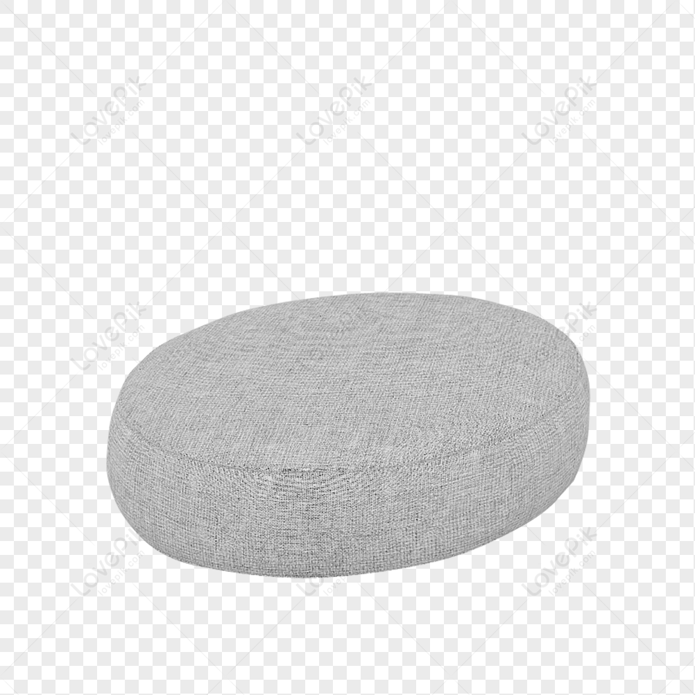 round-seat-stone-white-gray-white-cushion-picture-png-free-download