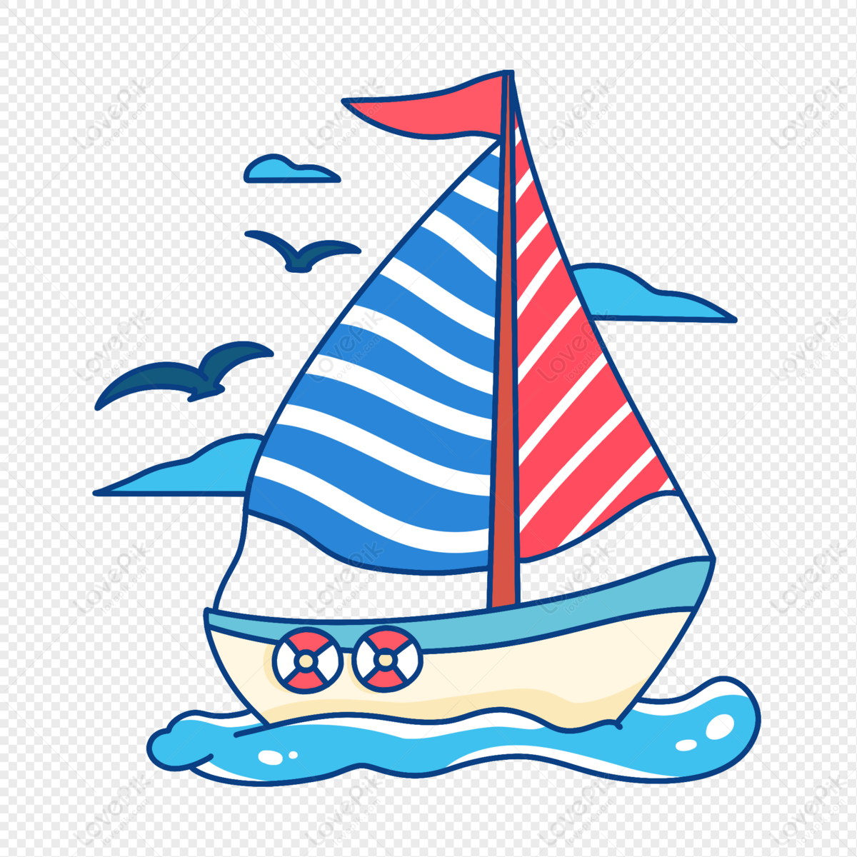 sailboat, light painting, light vector, blue light png image