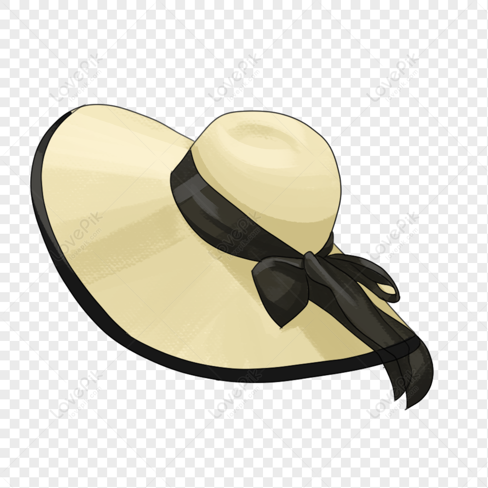 Sunhat Hd Transparent, Yellow Sunhat, Hat, Summer, Small Flowers PNG Image  For Free Download