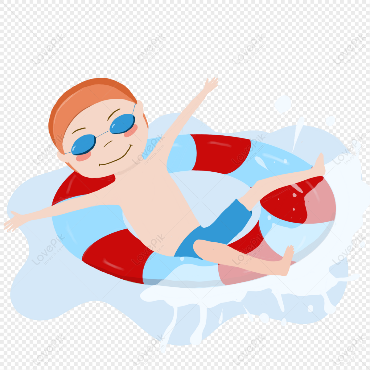 Swimming Child PNG White Transparent And Clipart Image For Free ...