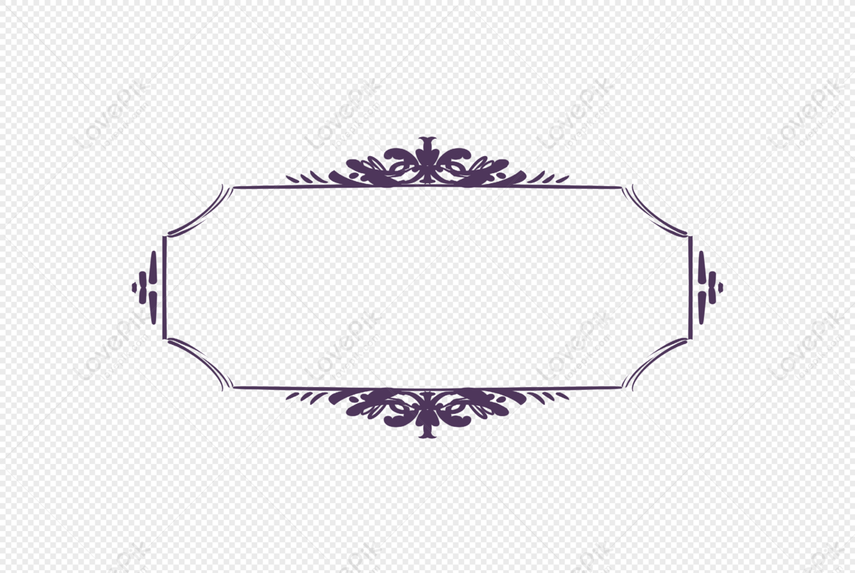 Classical Pattern Border, Frame Space, Art Simple, Art Space PNG White ...